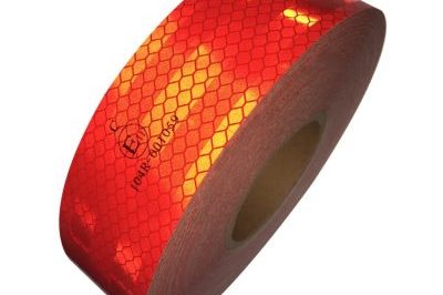 Orange waterproof and durable reflective tape (6)