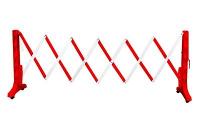 PE plastic road safety traffic expandable barricade (1)