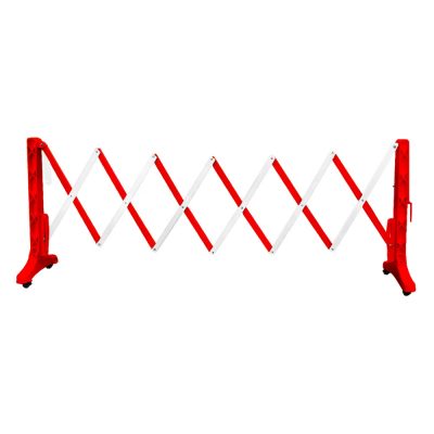 PE plastic road safety traffic expandable barricade (1)