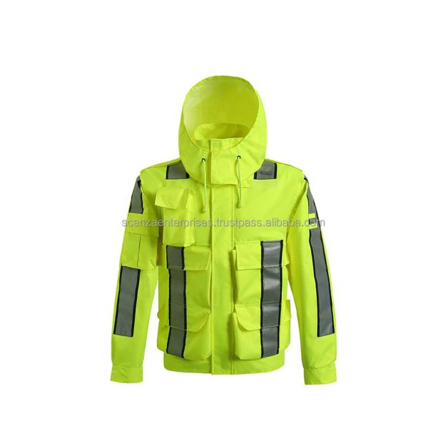 Reflective outerwear safety wear clothes (5)