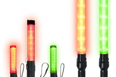 Safety led flashlight signal traffic wand (4)