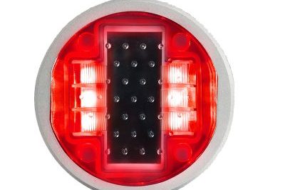 Solar led road stud traffic signal light (6)