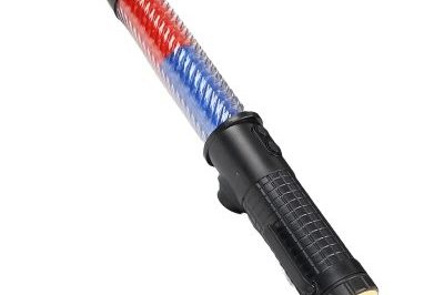 Traffic baton wand with whistle and top light (4)