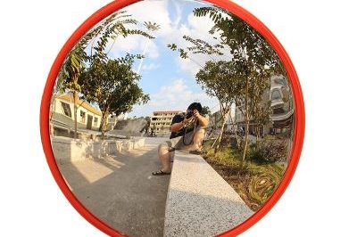 Traffic convex mirror for indoor use (1)